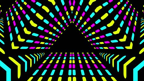 fondo de video de bucle de la etapa de neón vj