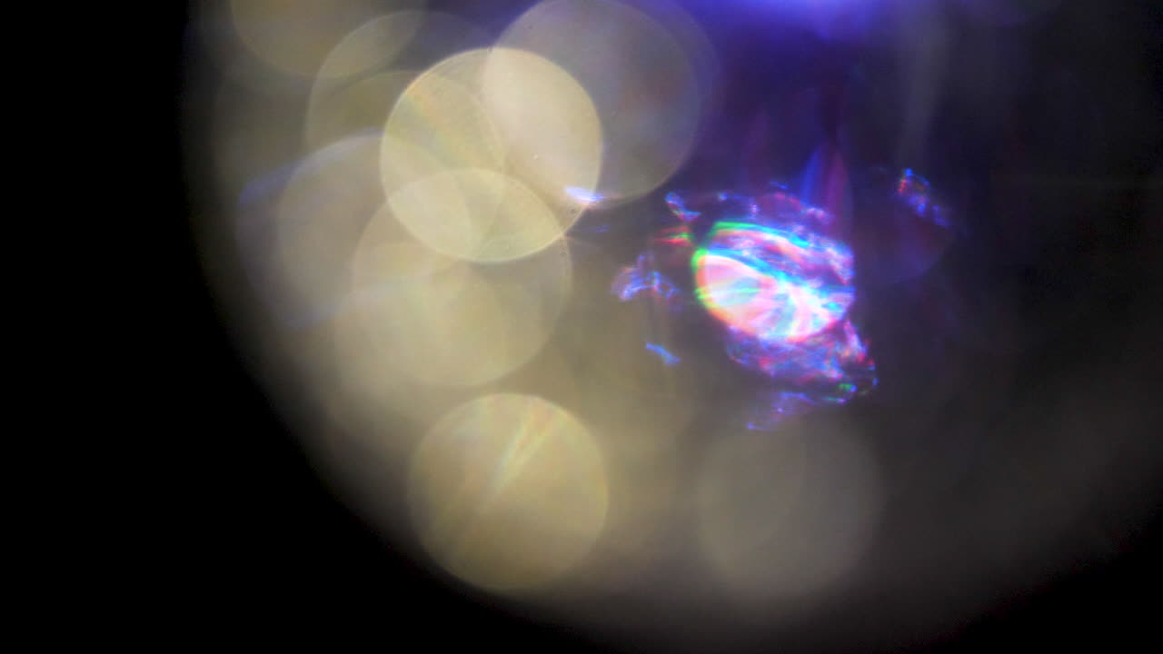 추상적인 보케 조명