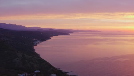 aerial view of the black sea coast