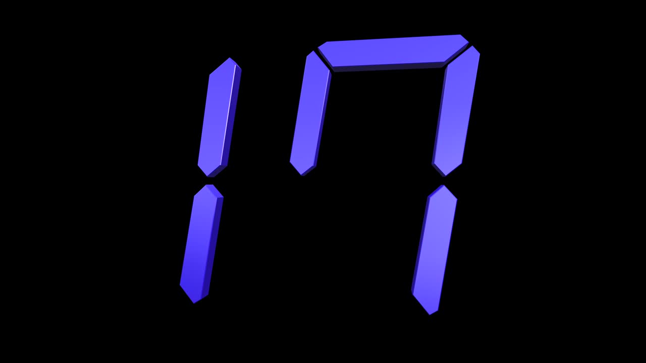 цикл обратного отсчета от 20 до 0