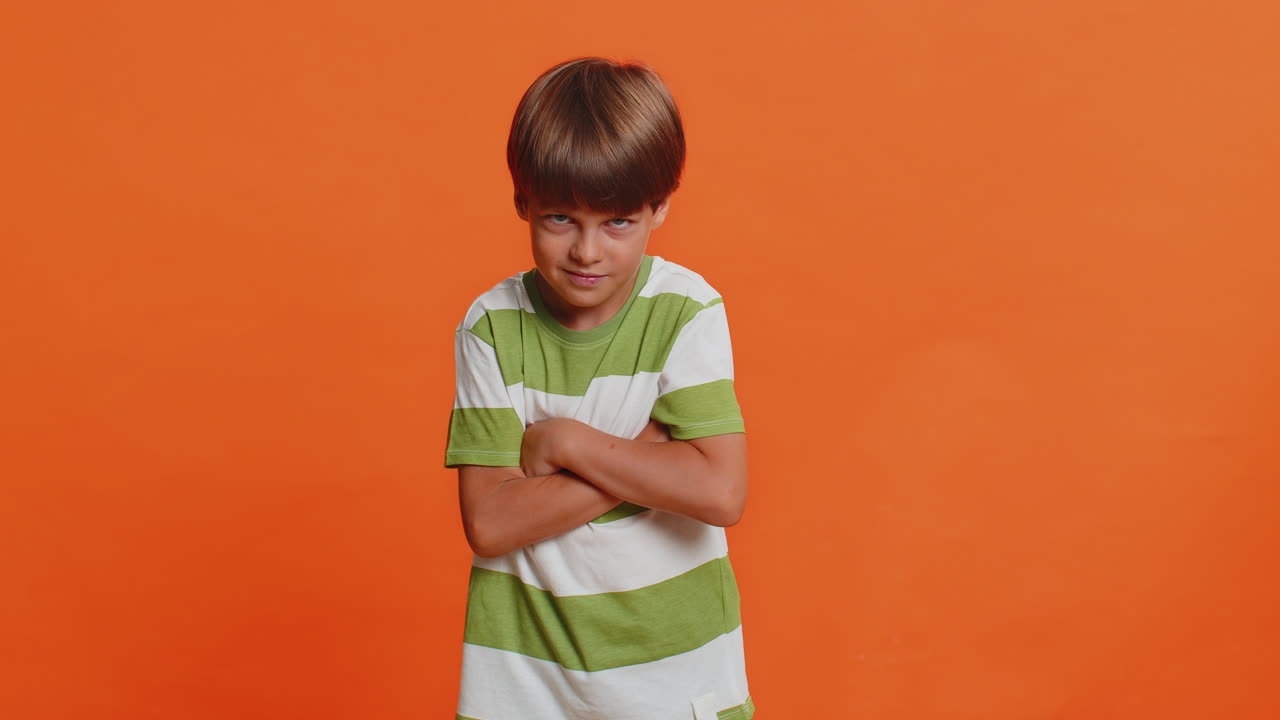 Child boy kid expressing disbelief irritation feeling bored nervous disappointed fail lose game