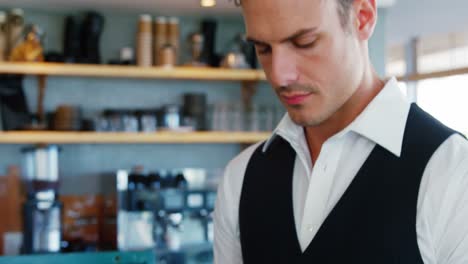 waiter taking notes