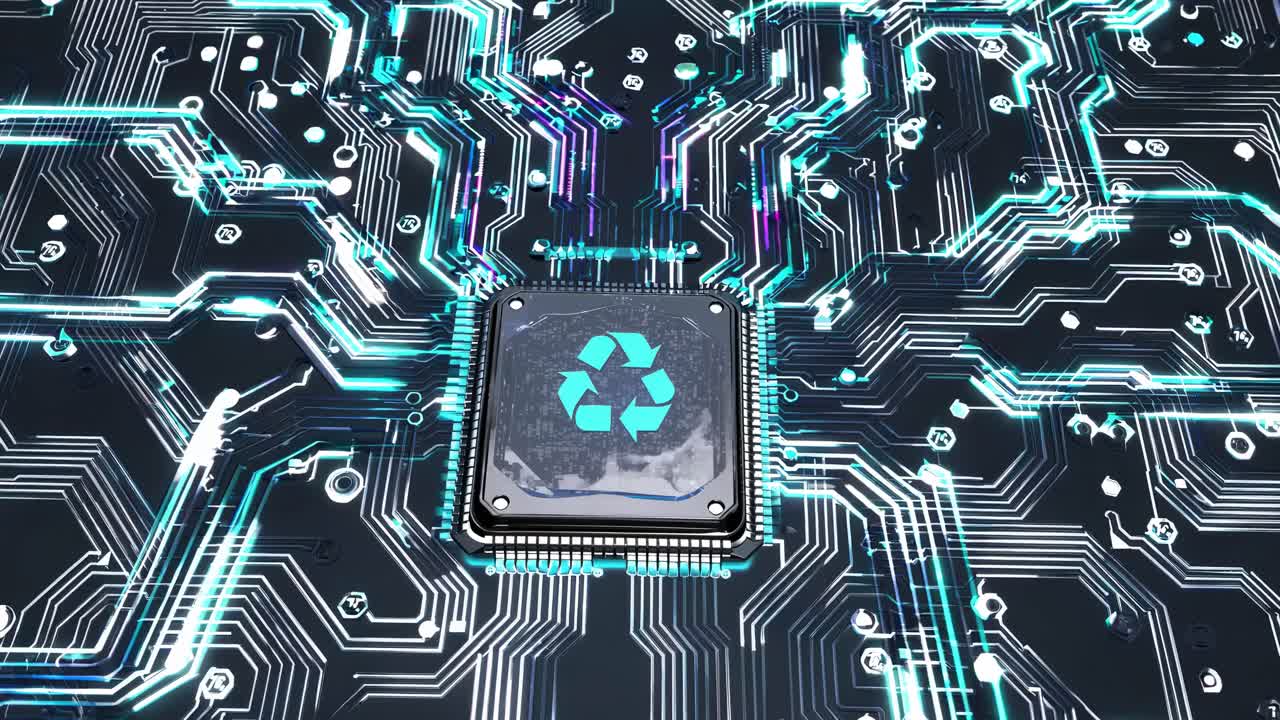 reciclaje de microchips en placas de circuitos