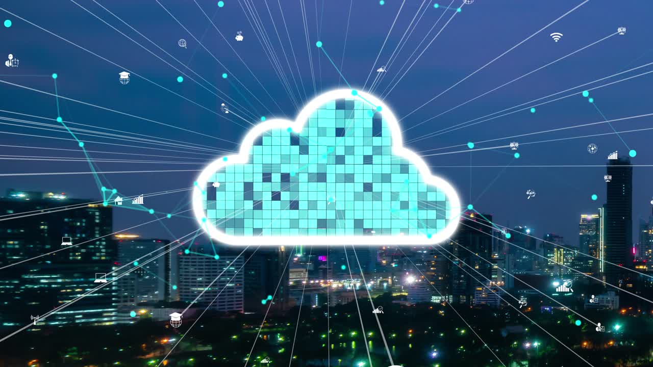 tecnología de computación en la nube y almacenamiento de datos en línea para el intercambio de datos de alteración