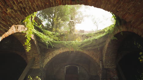 overgrown ruins reveal natures embrace in a hidden sanctuary