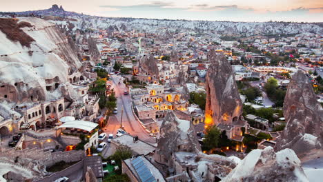 cappadocia, turkey at sunset