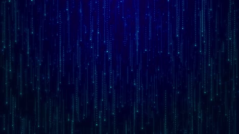 blue falling matrix digital rain matrix style cyrillic alphabet code rain effect animation