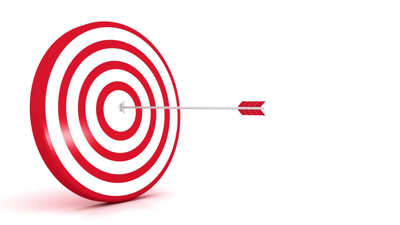 목표의 중심에 화살을 는 - 성공 비즈니스 개념