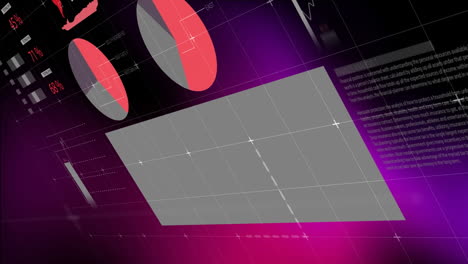 Animation-of-statistical-data-processing-against-purple-gradient-background