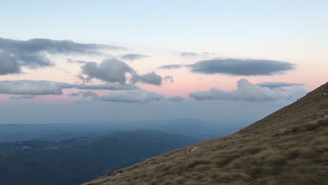 Morning-sky-with-clouds-and-pink-color