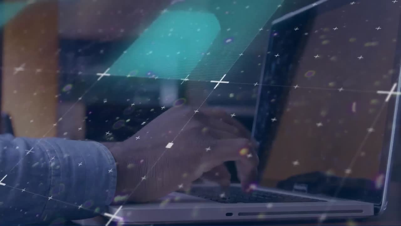 Animation of scope scanning and data processing over grid and computer