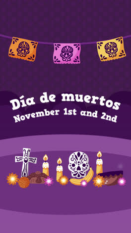 la celebración del día de los muertos