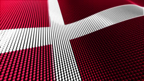 denmark motion particle flag 4k