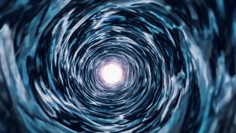 abstract tunnel with glowing center