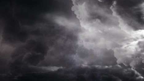 ver tormenta en el cielo gris oscuro