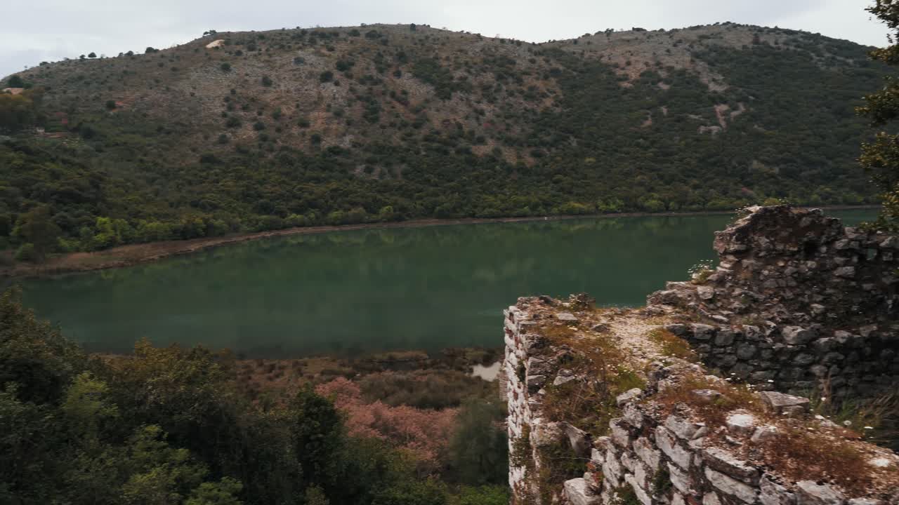 butrint en albania, lugares cinematográficos - centro del patrimonio mundial de la unesco en 4k