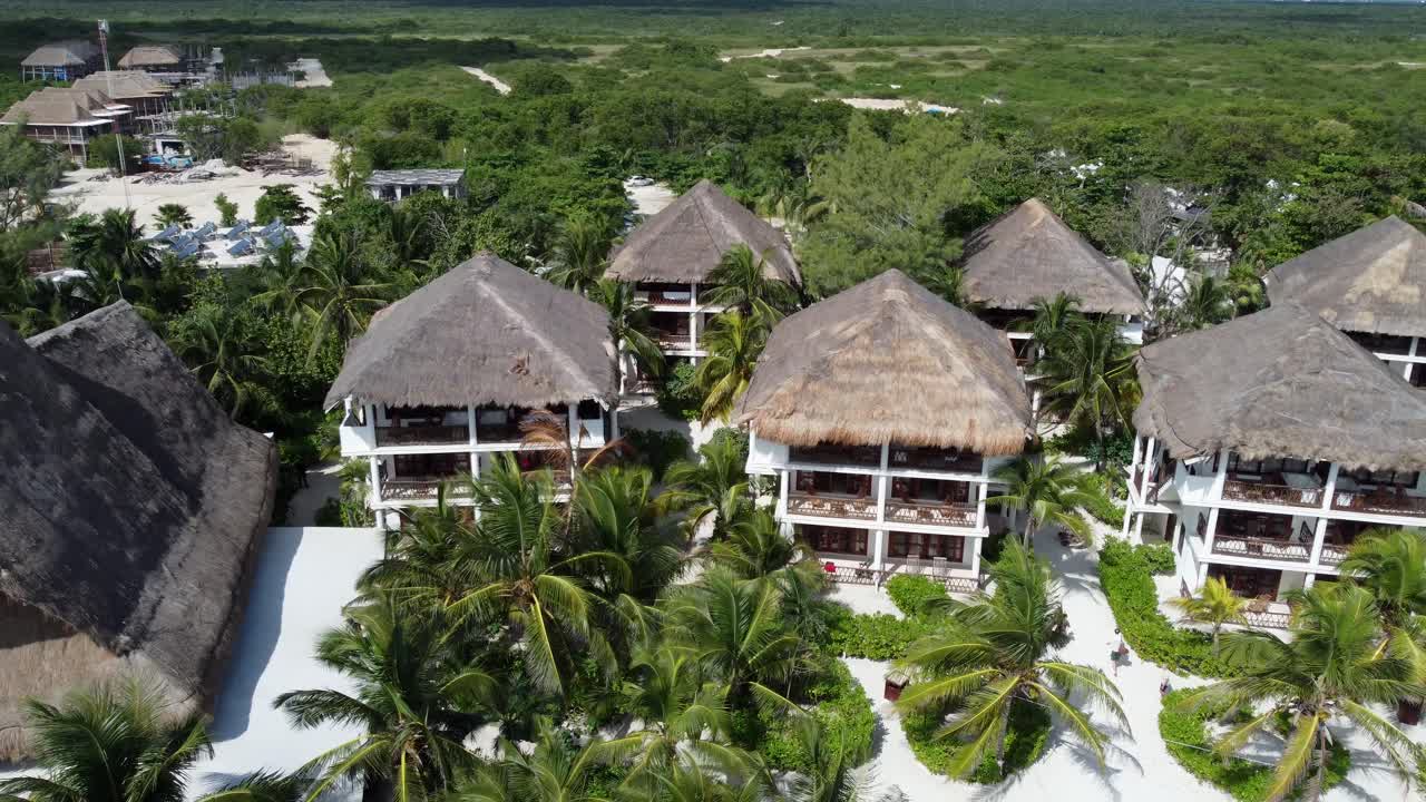 vista aerea hostal selina tulum