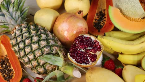 a vibrant assortment of various fresh fruits