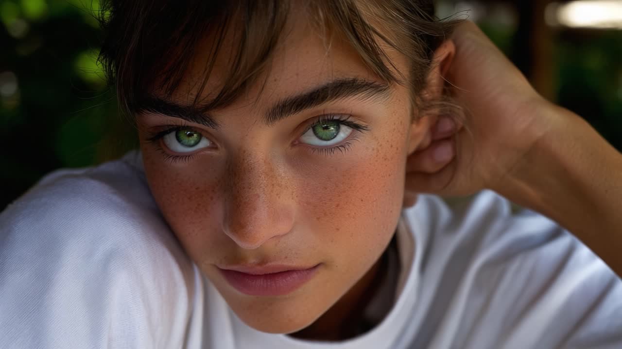 Expressive Portraits: A Captivating Study in Emotion and Character Through Stages of Thoughtfulness, from Focused to Amused Inflection in Close-Up Photography