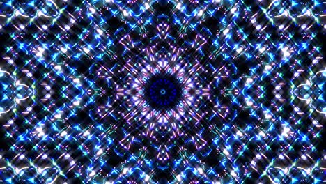 beautiful abstract kaleidoscope that shines, a radiant light that regulates the subtle movements