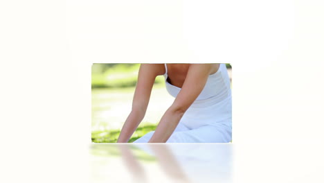 videos de una mujer practicando yoga