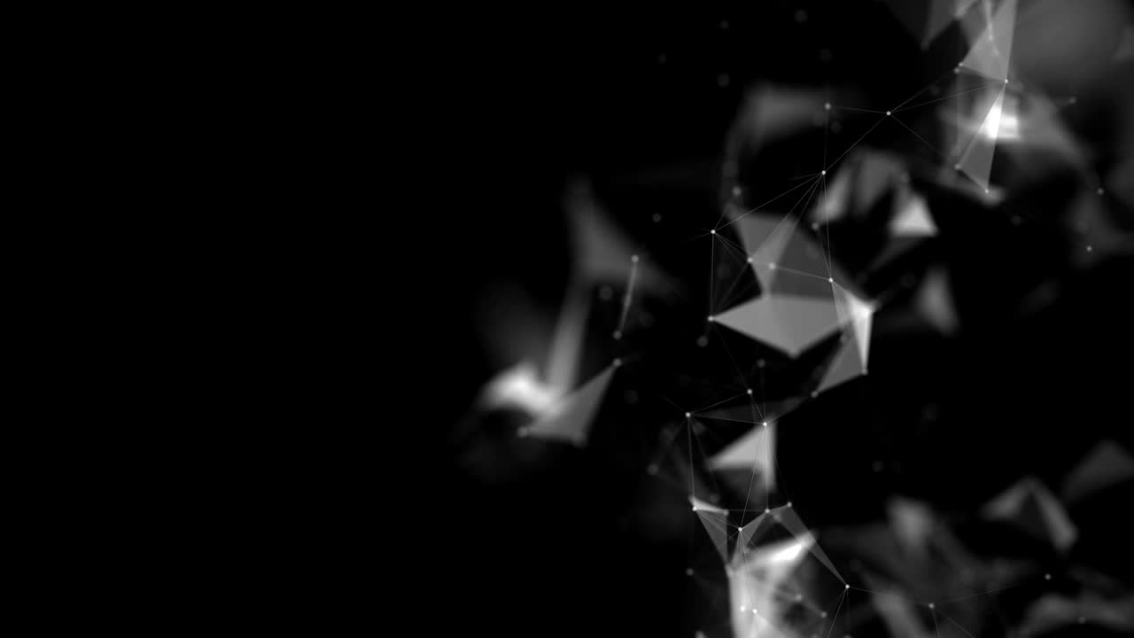 Abstract Lines, Triangles and Dots.
