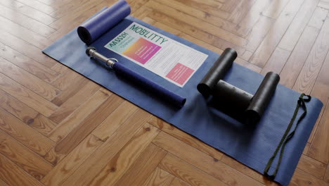 mobility equipment and yoga mat
