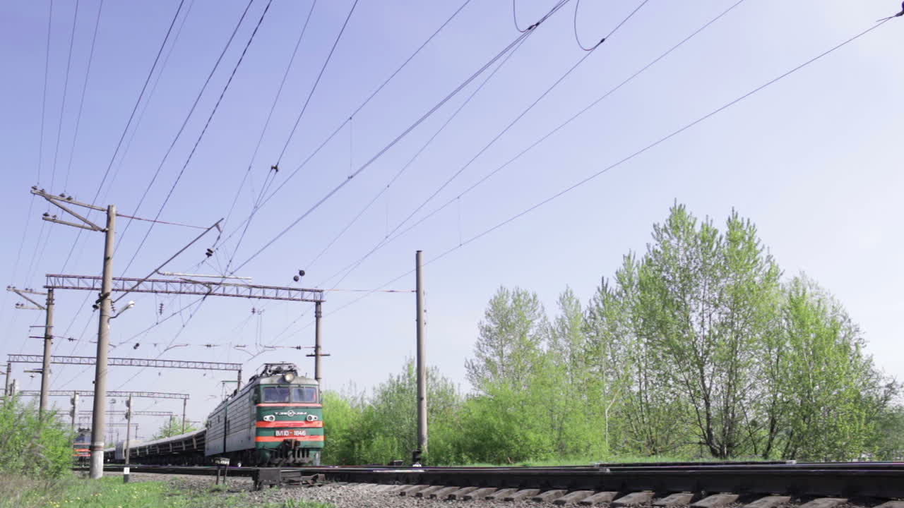 화물 열차 아침 이