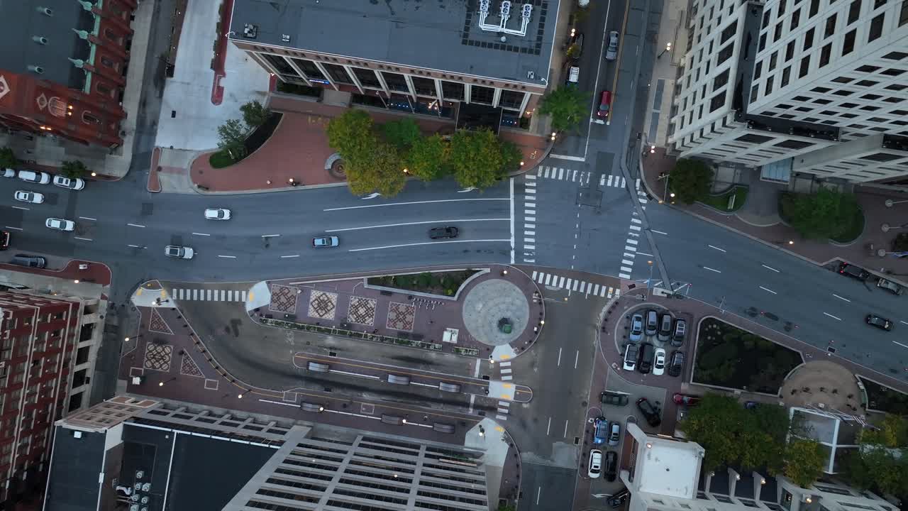 하리스버그 시내: 2번가와 마켓 스트리트의 교차점