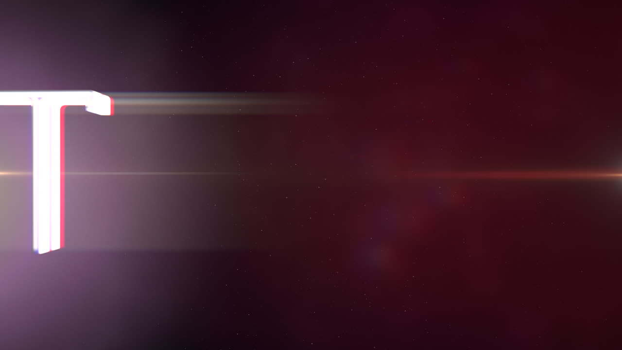 primer plano de animación texto del día de la tierra con luces de neón en movimiento en la galaxia 1