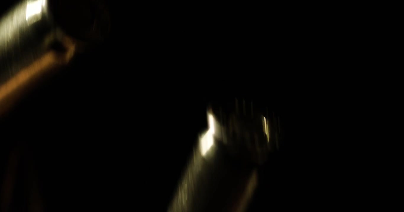 300 BLK Bullets Falling Against Black Background