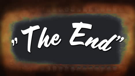 the end sign