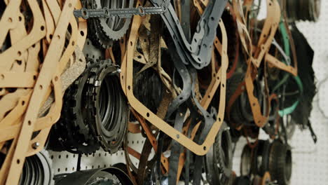 assortment of auto parts