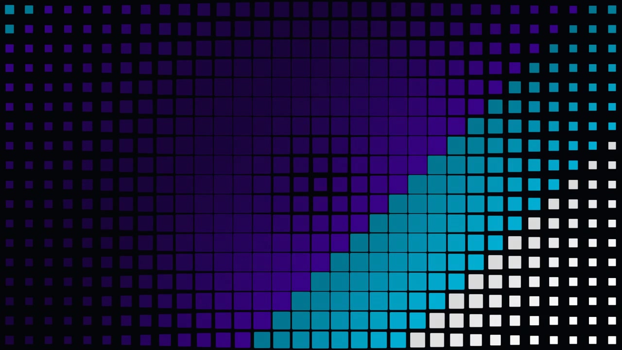 Sfondo astratto in movimento con motivo a griglia colorata dinamica