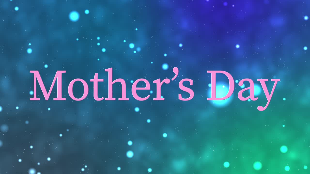Mensaje del Día de la Madre, Regalo, Gráficos en movimiento