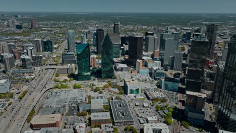 aerial view of dallas, texas