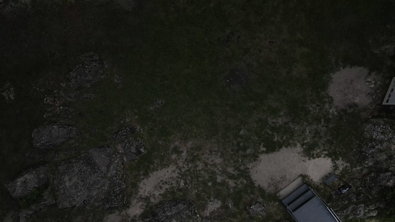 Ruin Pfeffingen top down aerial