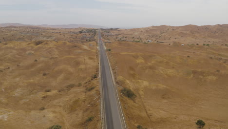 aerial view of a desert in peru, drone.