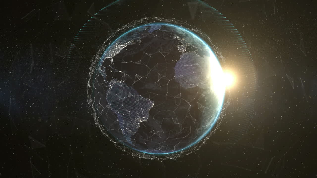 지구가 스스로 회전하는 것을 가게 볼 수 있습니다.