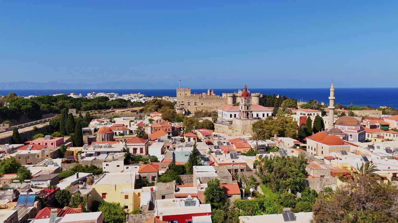 Rhodes Cityscape and Historical Landmarks
