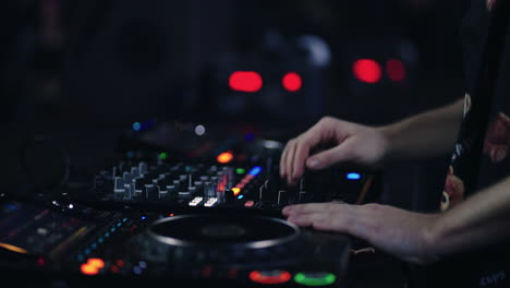 dj mixing music at a nightclub