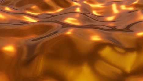 3d gold waves background, luxury golden fabric in motion, animated 4k loop