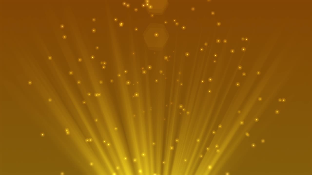 황금 빛 놀라운 노란색 광선 배경