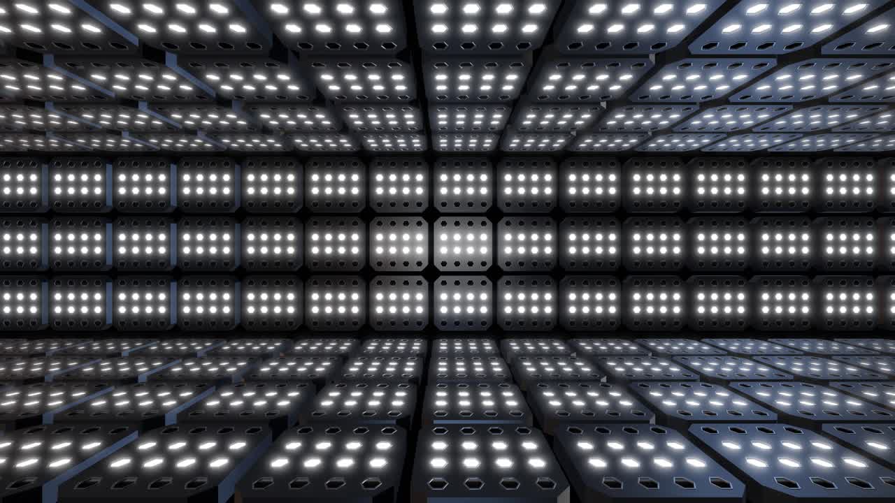 Abstract Futuristic LED Lighting Design