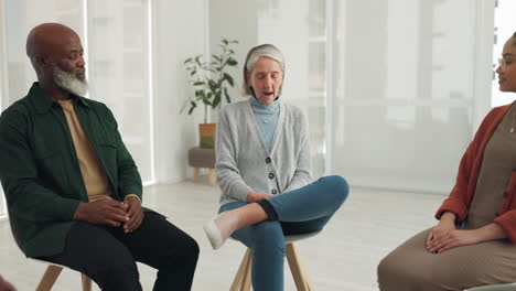 people, group and therapy with support