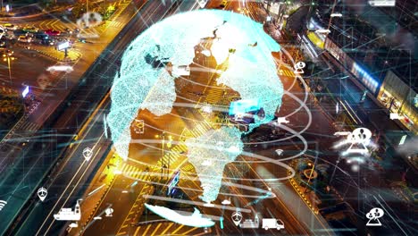 концепция изменения интеллектуальных транспортных технологий для будущего контроля дорожного движения