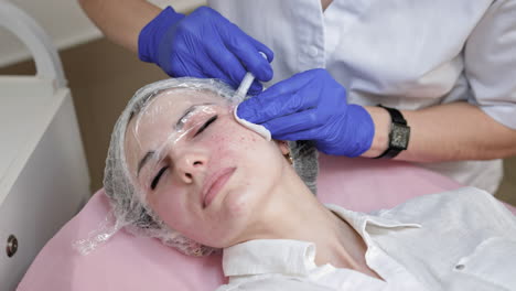 procedimiento de tratamiento facial