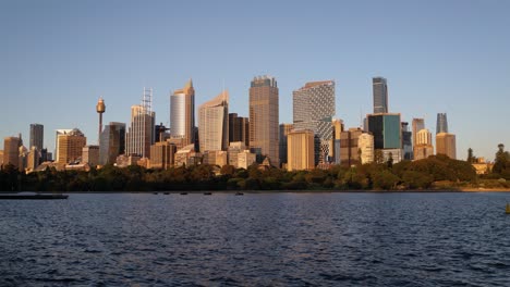 sydney harbour and city skyline, new south wales, australia
