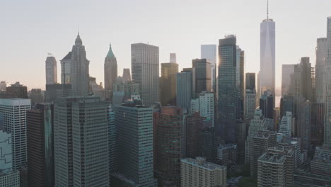 skyscrapers and buildings in manhattan, new york city skyline
