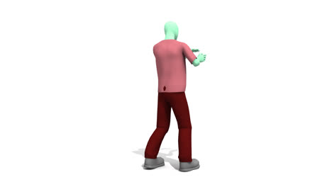 3d man presenting green technologies